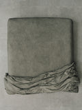 Stonewashed Jersey Cotton Fitted Sheet