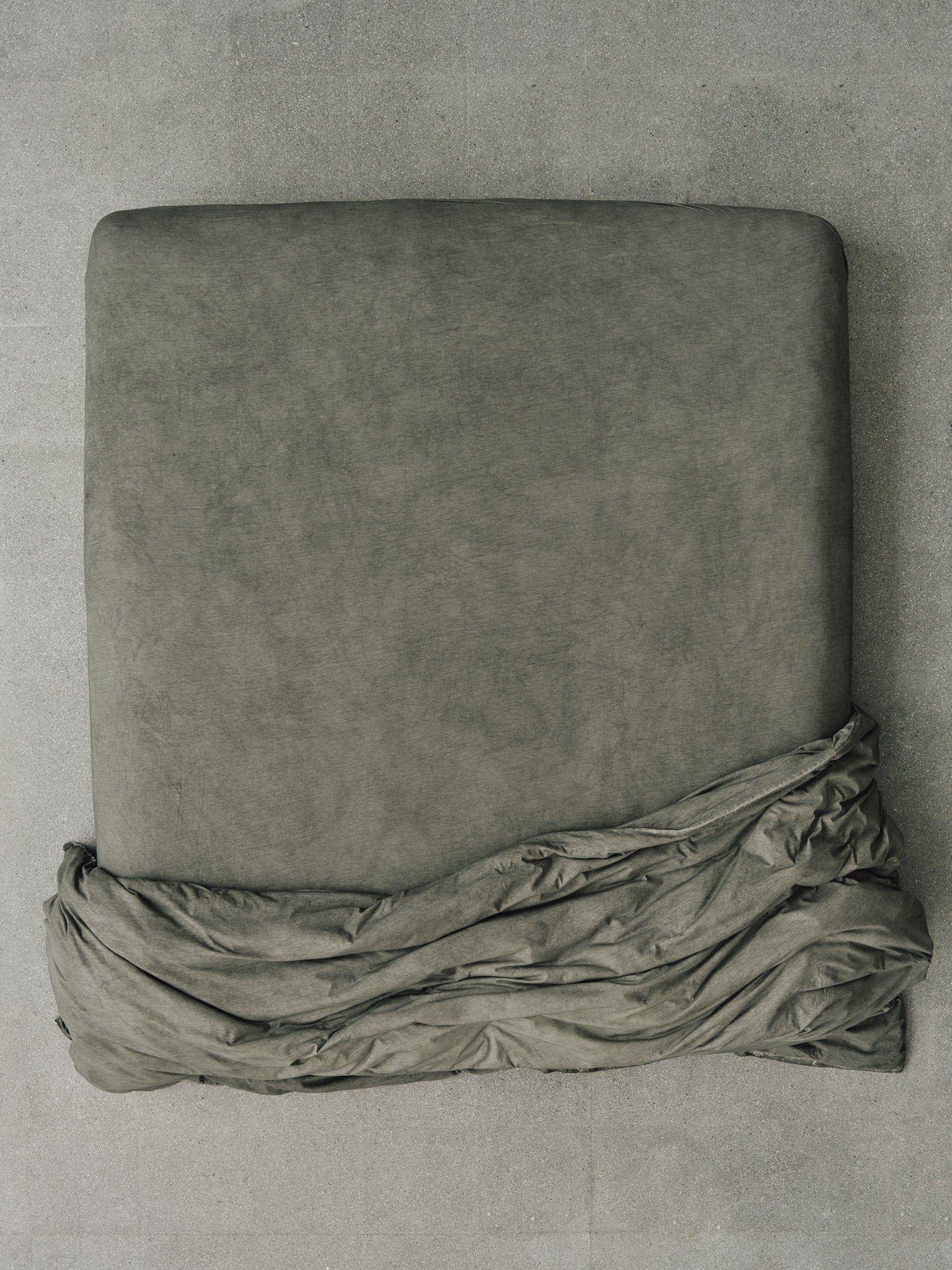 Stonewashed Jersey Cotton Fitted Sheet