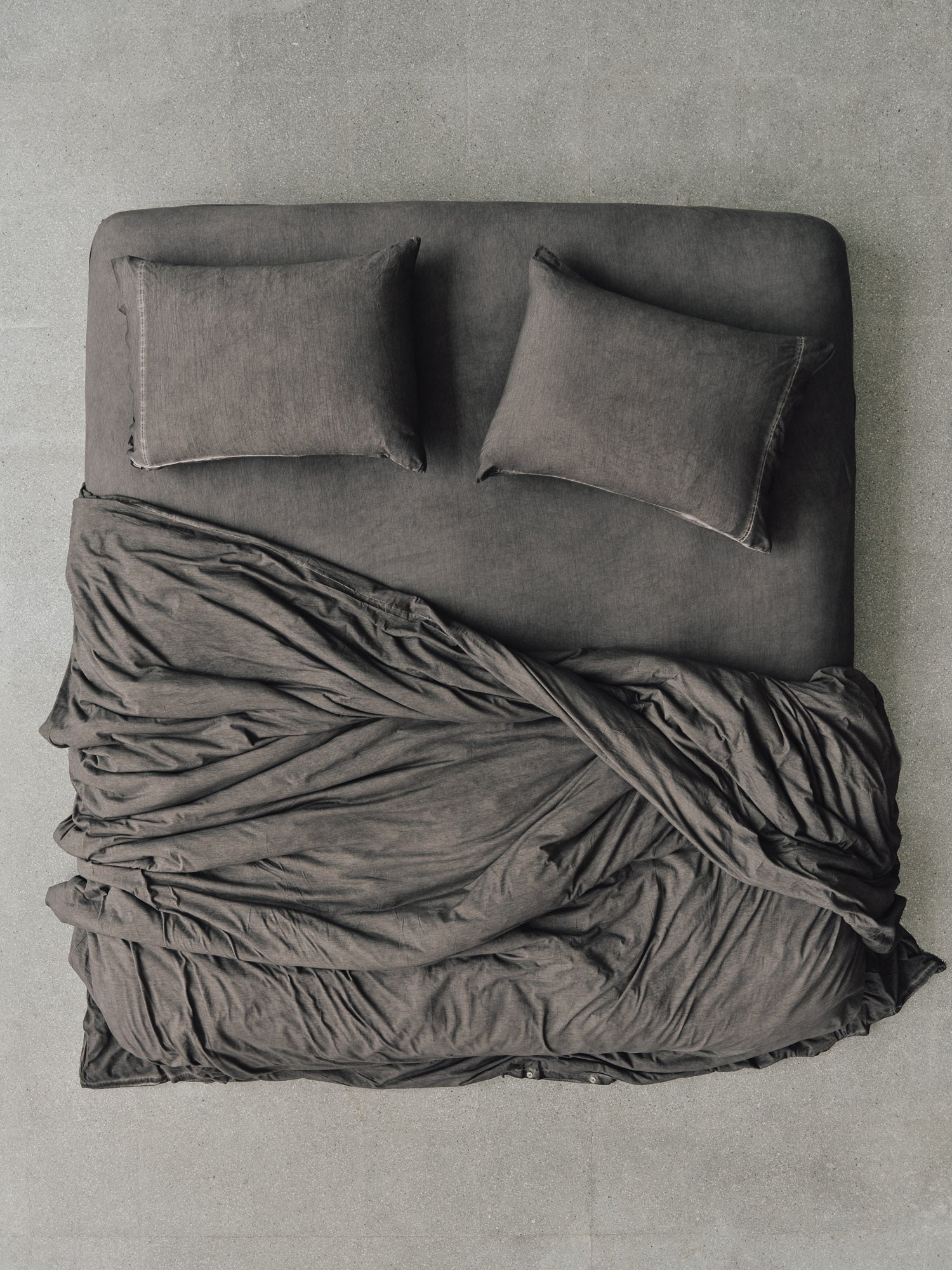 Stonewashed Jersey Cotton Duvet Cover