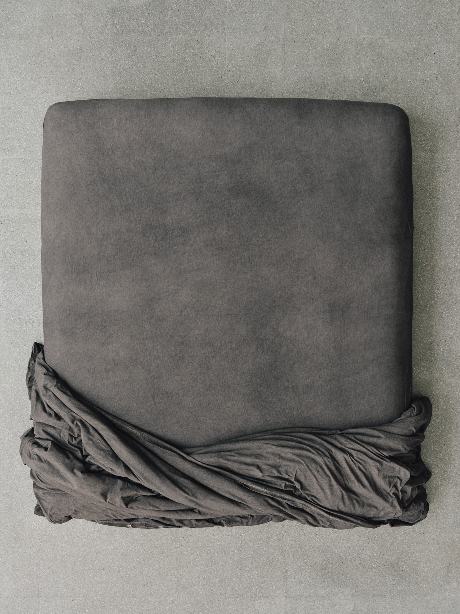 Stonewashed Jersey Cotton Fitted Sheet