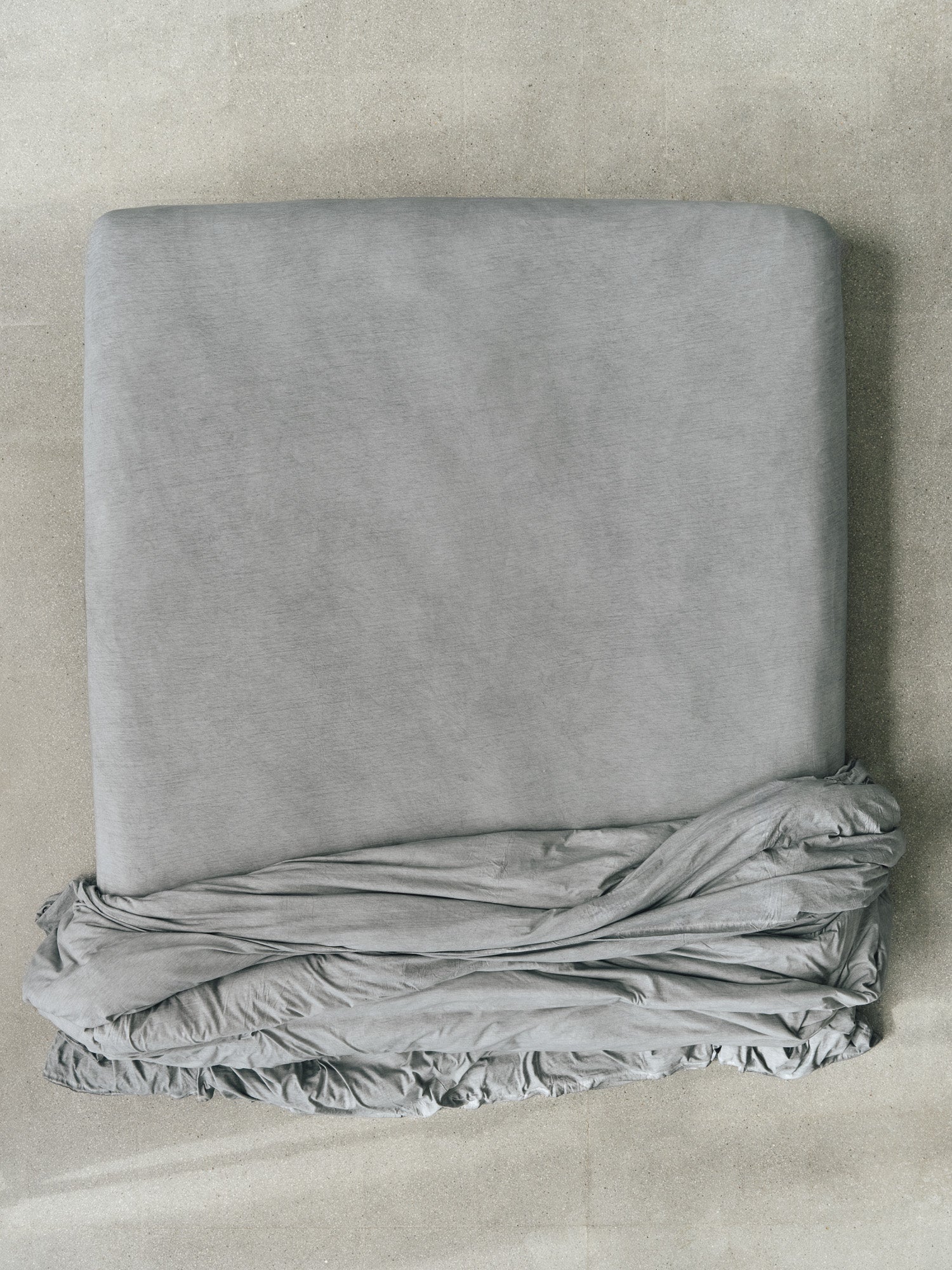 Stonewashed Jersey Cotton Fitted Sheet