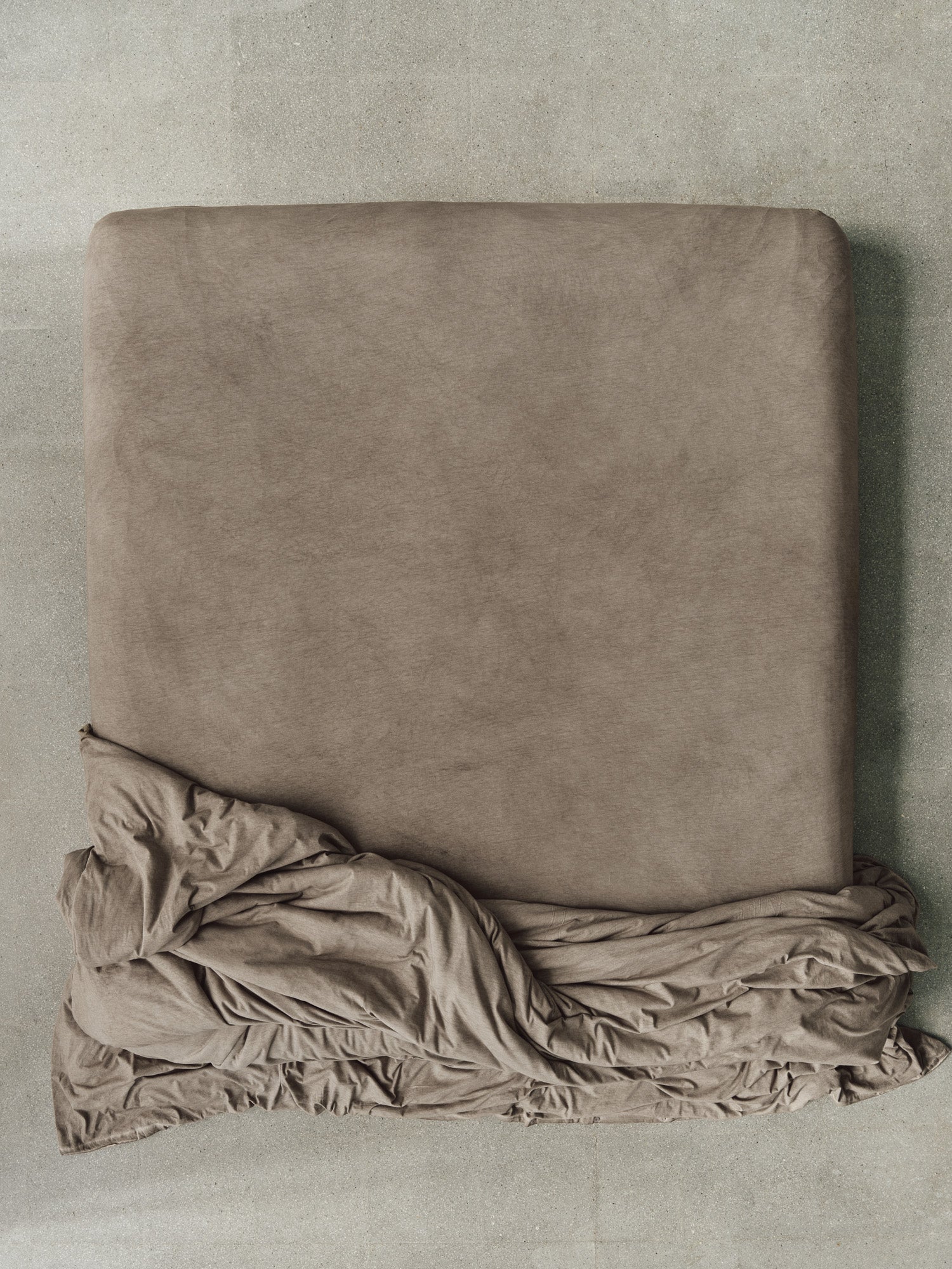 Stonewashed Jersey Cotton Fitted Sheet