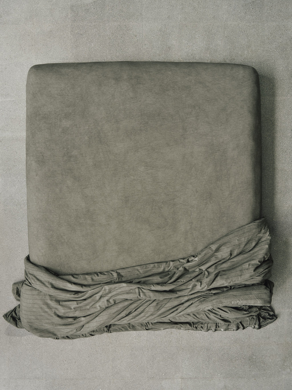 Stonewashed Jersey Cotton Fitted Sheet