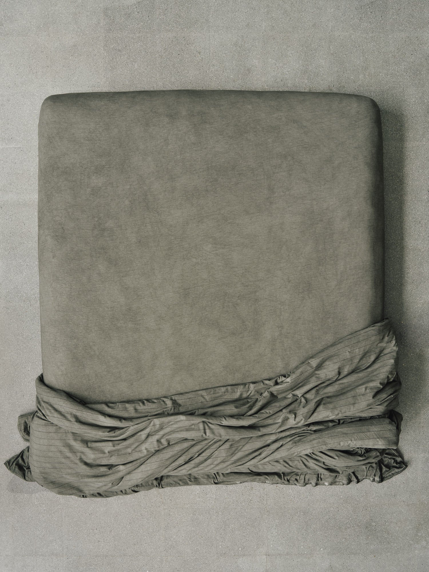 Stonewashed Jersey Cotton Fitted Sheet