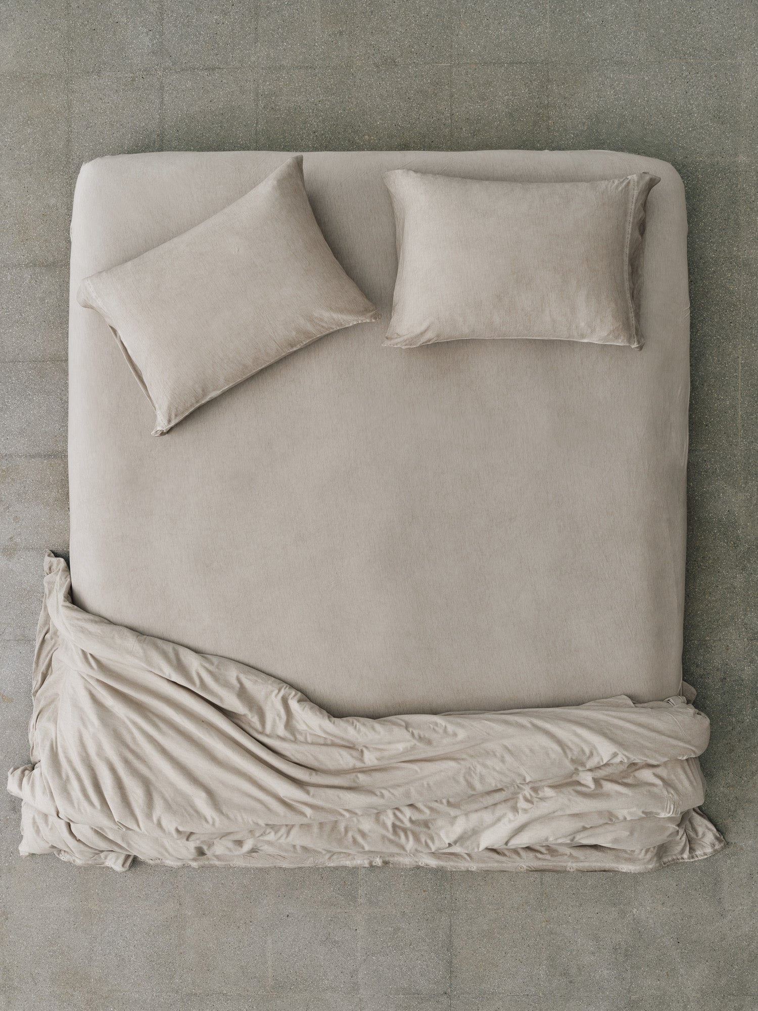Stonewashed Jersey Cotton Pillowcase