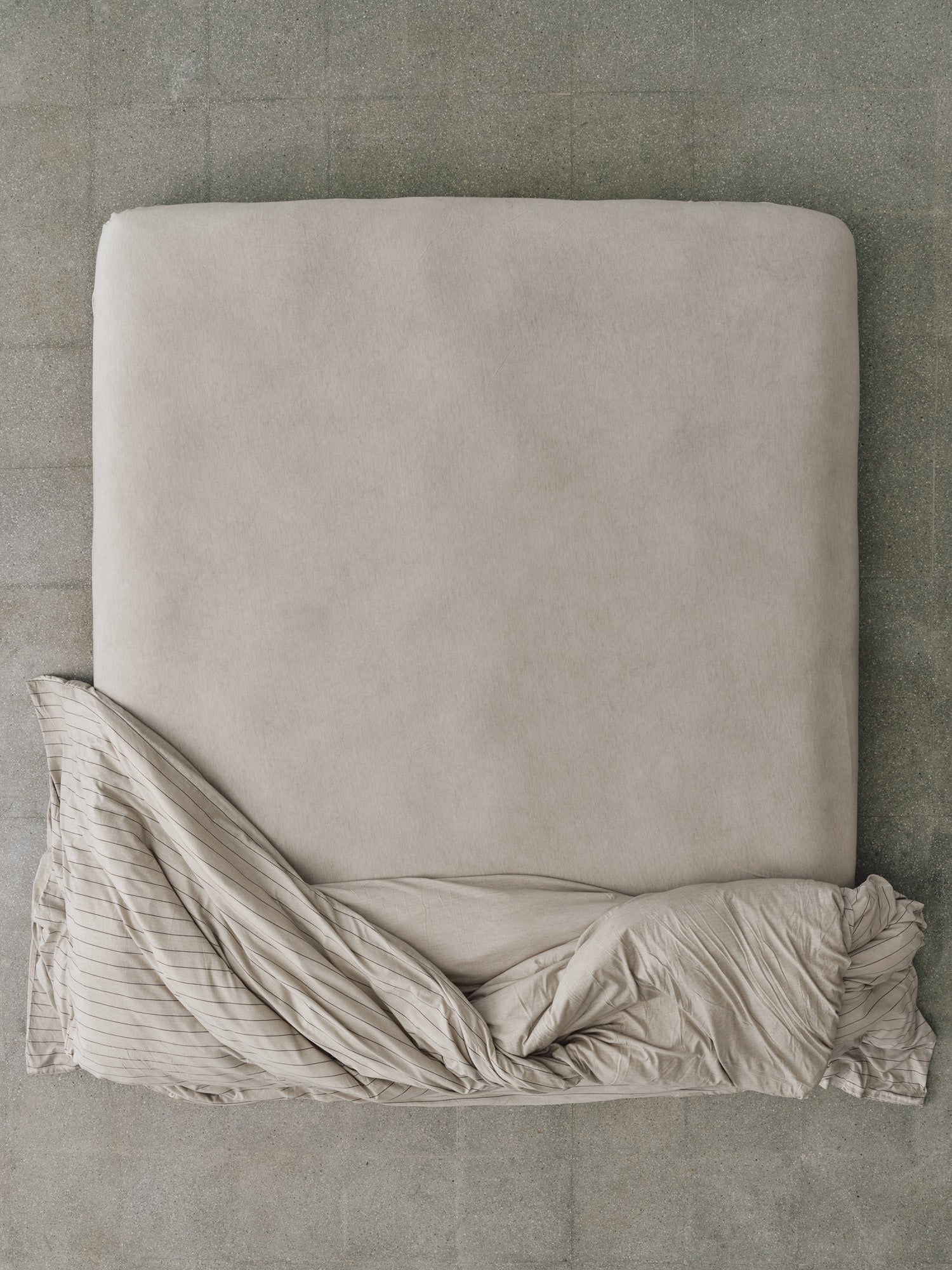 Stonewashed Jersey Cotton Fitted Sheet