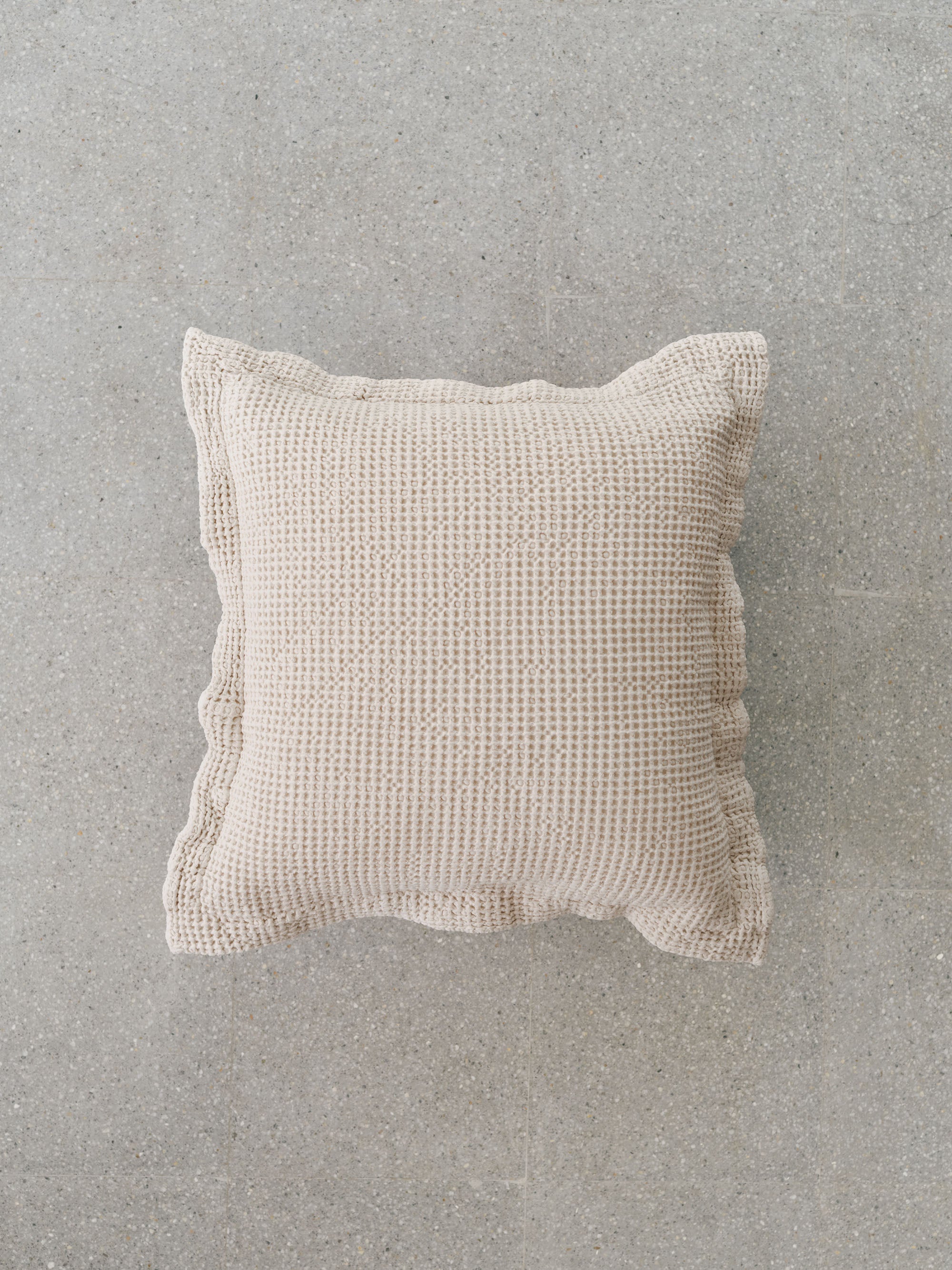 Waffle Cotton Cushion