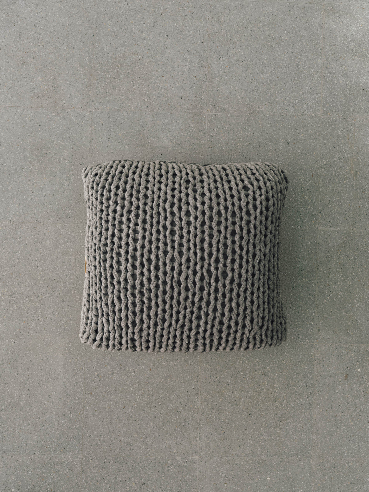 Handmade Knitted Cotton Cushion