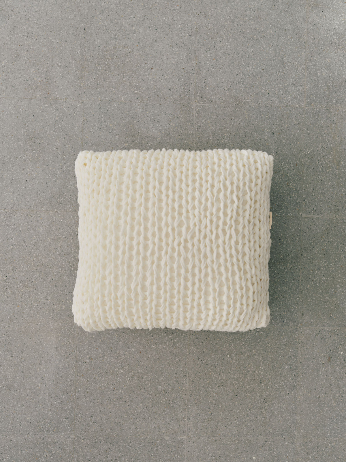 Handmade Knitted Cotton Cushion