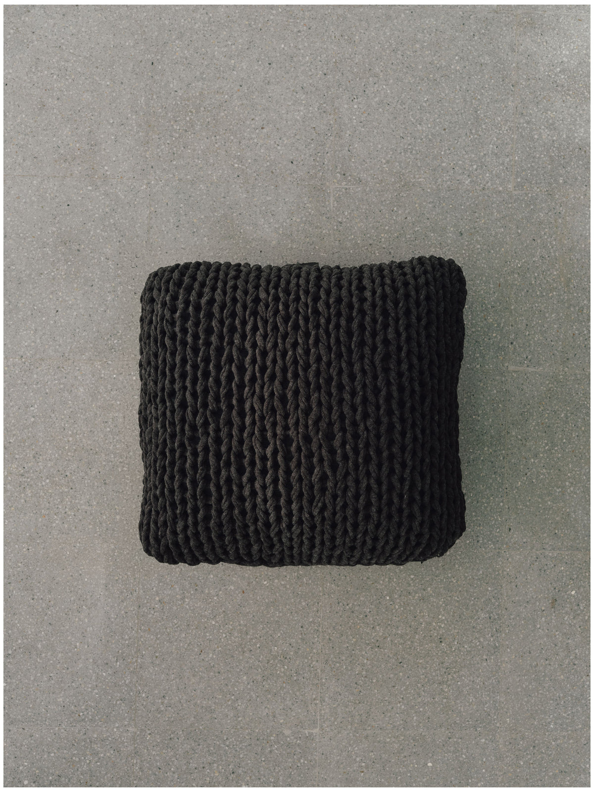Handmade Knitted Cotton Cushion