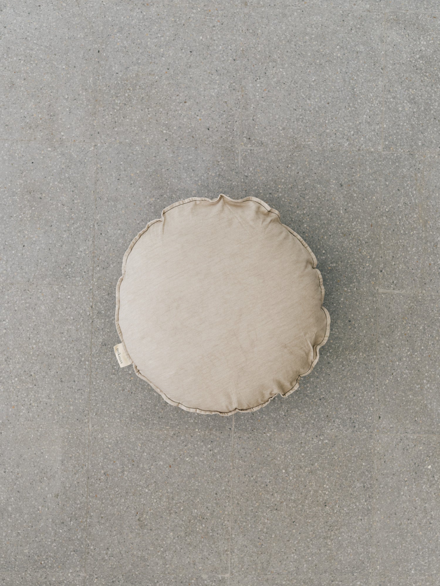 Stonewashed Jersey Cotton Cushion Dot