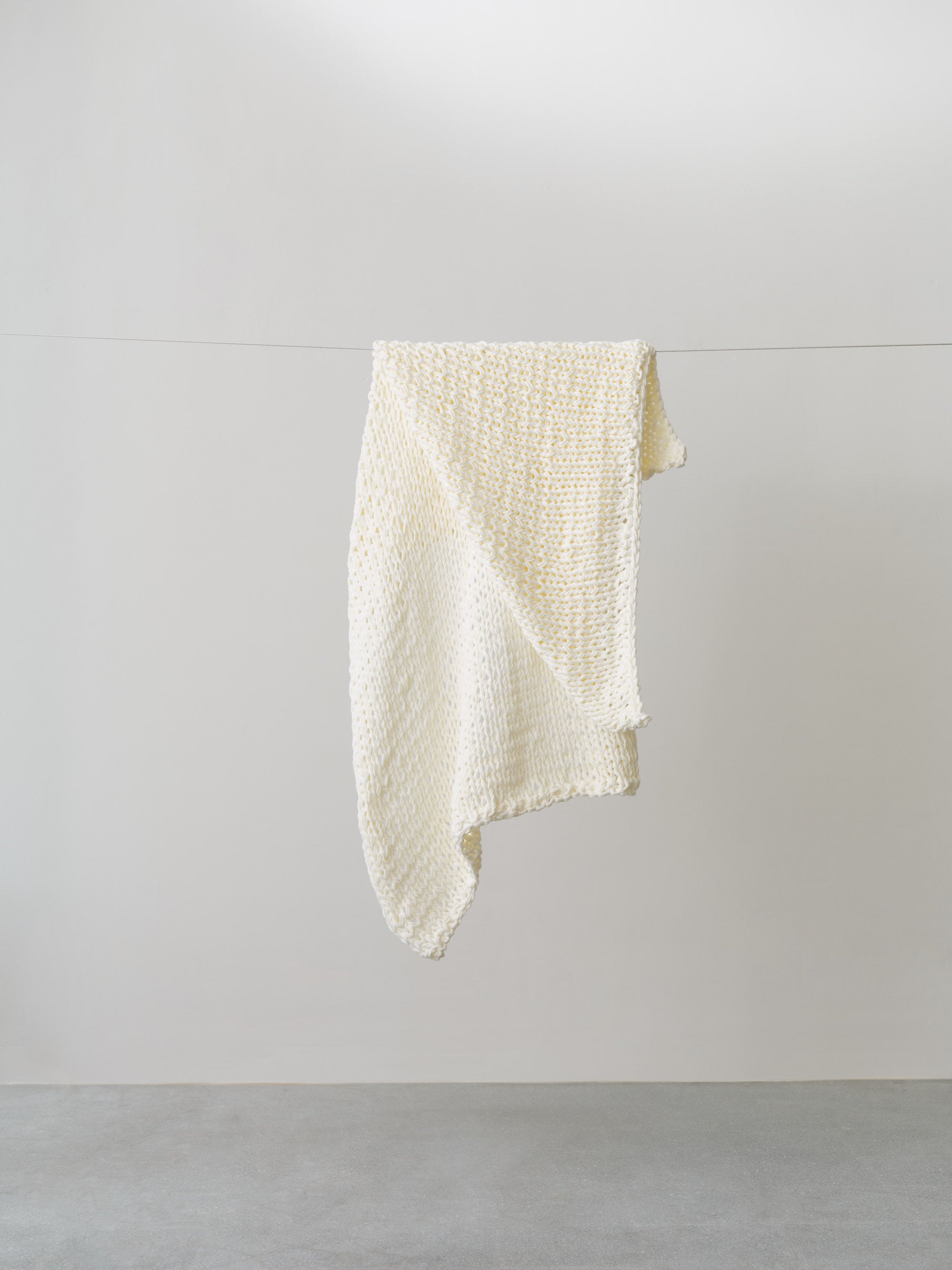 Cotton Knitted Plaid Handmade